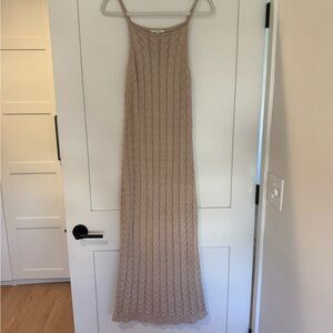 Z Supply Beige Knit Maxi Dress